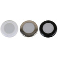 Scandvik A3C Downlight Kit  Cool White wSS White  Black Trim Rings 41291P