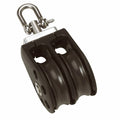 Barton Size 2 35mm Plain Bearing Pulley Block Double wSwivel N02230