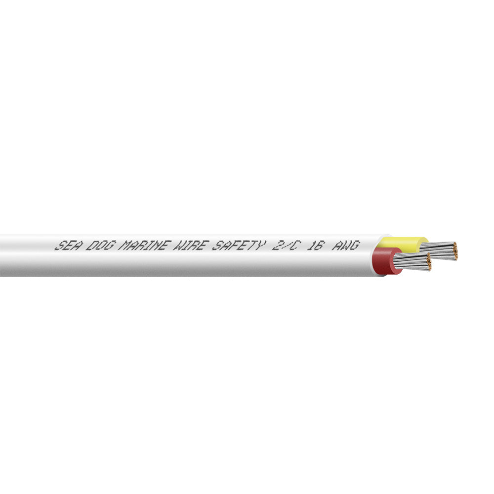 SeaDog 182 AWG Flat Duplex Safety Wire  RedYellow  500 8018227