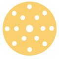 RUPES MULTIPURPOSE Paper Abrasive Discs 150mm 6  15 Holes  P120 Grit Box of 100pcs 945PD120