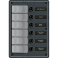 Blue Sea 8053 Slate Grey  6 Position  Vertical 8053
