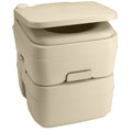 Dometic 965 MSD Portable Toilet wMounting Brackets  5 Gallon  Parchment  311196502