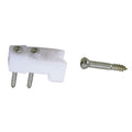 Perko Door Catches  White NylonStainless  Pair 0554DP
