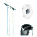 Tigress Oval Head SS Gunnel Mount Rod Holder  30 Degree  9 88525