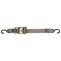 CargoBuckle Multipurpose Ratchet Strap TieDown wSHooks  2 x 15 F13758