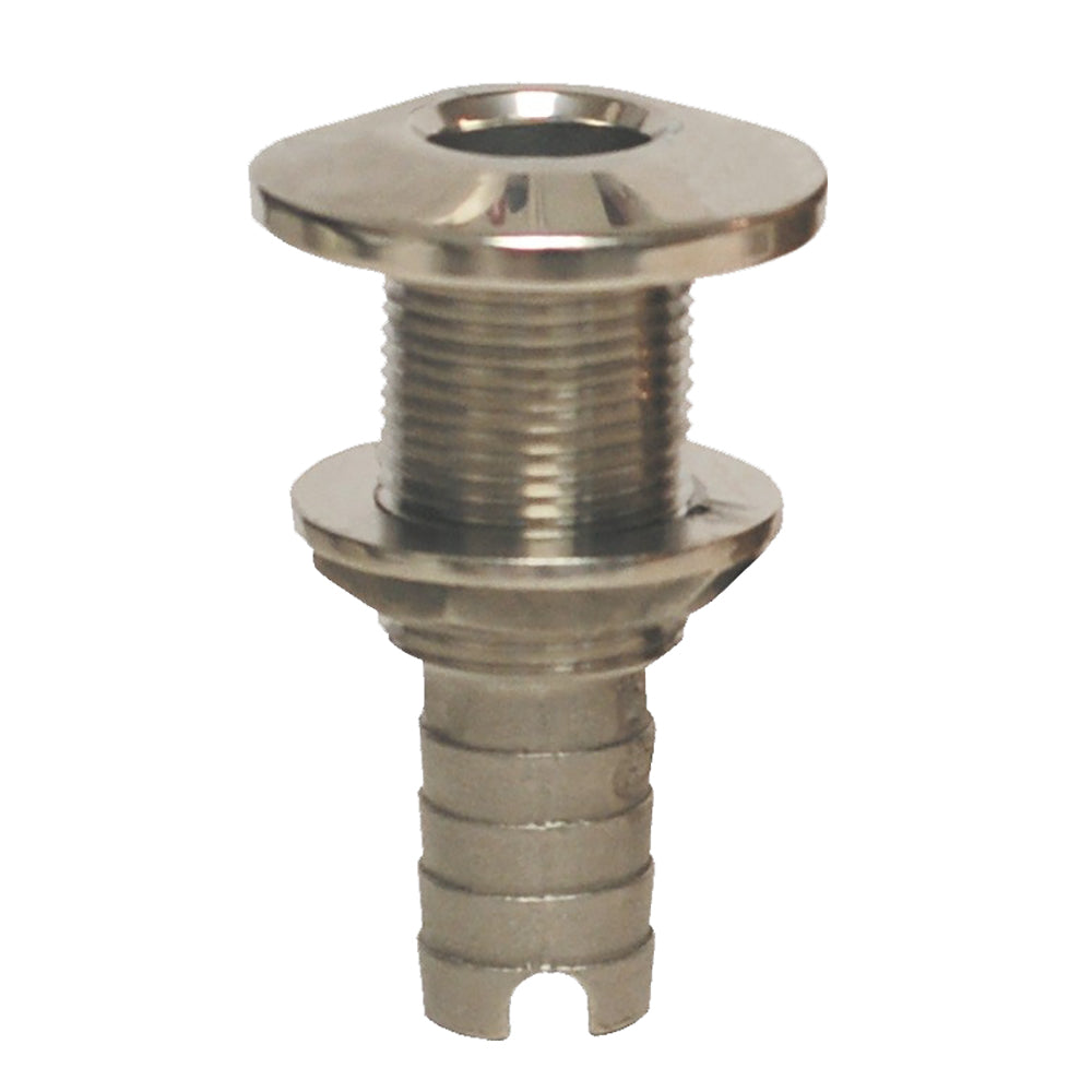 GROCO Stainless Steel Hose Barb ThruHull Fitting  112 HTH1500S