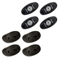 RIGID Industries ASeries Rock Light Kit  4 Blue Lights  Black 400233