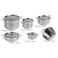 Marine Business Kitchen Cookware Pan Set SelfContaining  Stainless Steel  Set of 8 20001